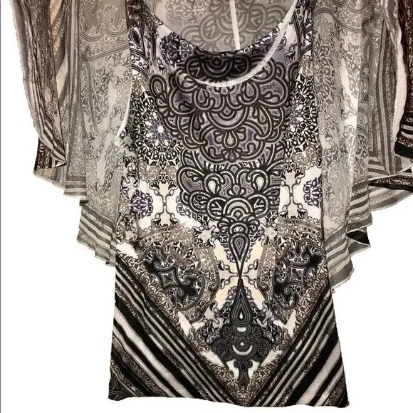 World Unity Pattern Printed stone emblished front - Picture 3 of 6